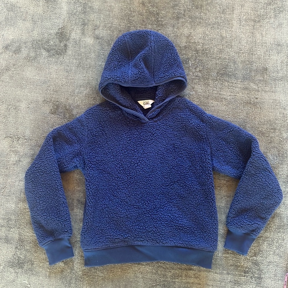 EUC Athleta Girl, 8-10, navy hoodie